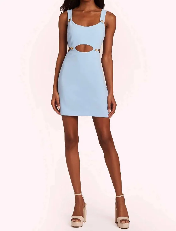 Aniston Dress In Baby Blue Women's Casual Apparel For Weekends