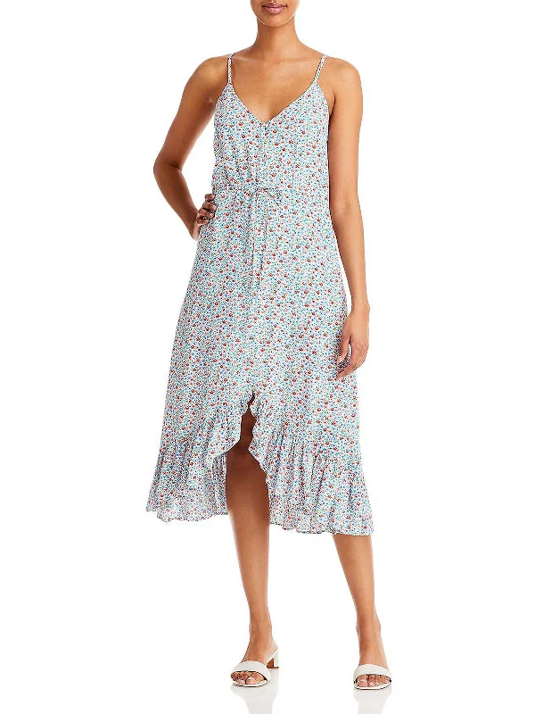 Frida Womens Hi-low Button-down Sundress Elegant Women's Clothing