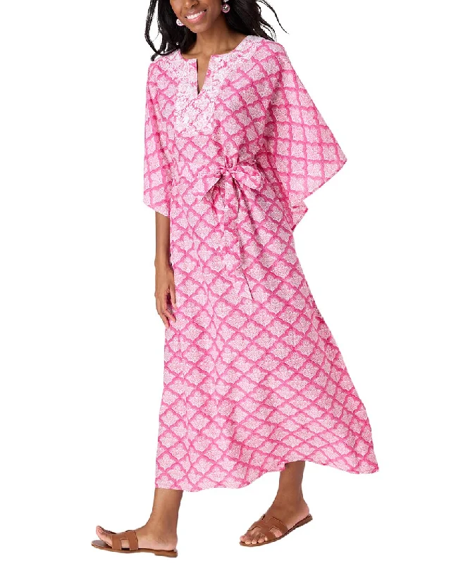 Roller Rabbit Jemina Nella Silk-Blend Caftan Cheap Women's Clothing Online