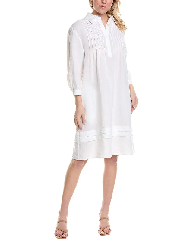 Peserico Linen Shirtdress Women's Clothes Online Shopping