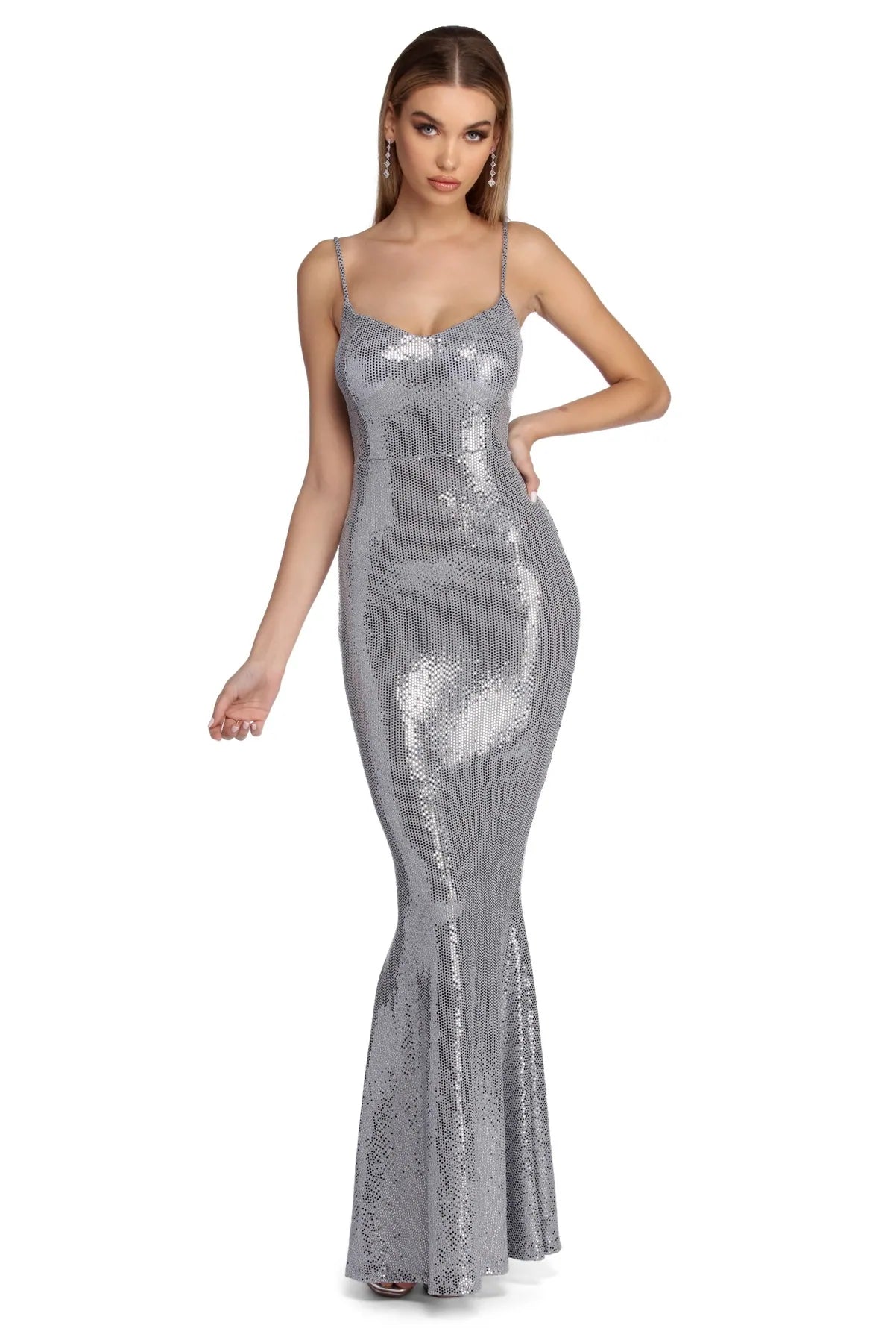 Jenna Formal Sequin Dress Luxury Women's Clothes