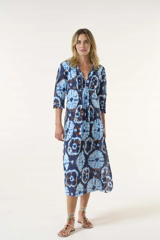 Long  Poppy Multi Camogli Navy Versatile Women's Clothing for All Occasions