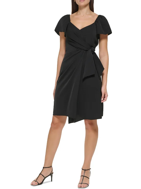 Womens Office Career Fit & Flare Dress Vintage-Inspired Garments