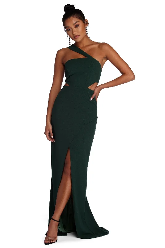 Erica Formal One Shoulder Dress Women's Elegant Clothing Sets