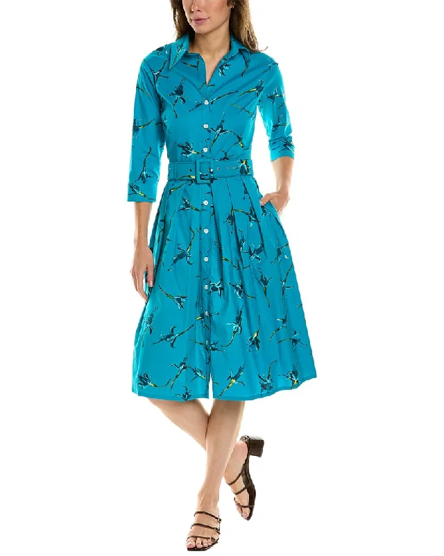 Samantha Sung Audrey 1 3/4-Sleeve Shirtdress Women's Clothing Stores