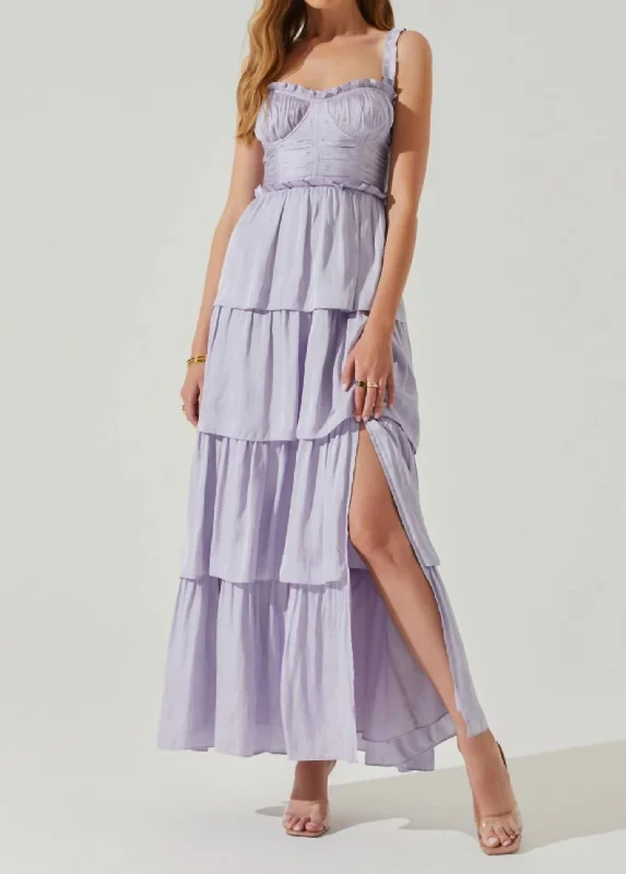 Tempany Dress In Lilac Affordable Online Boutiques