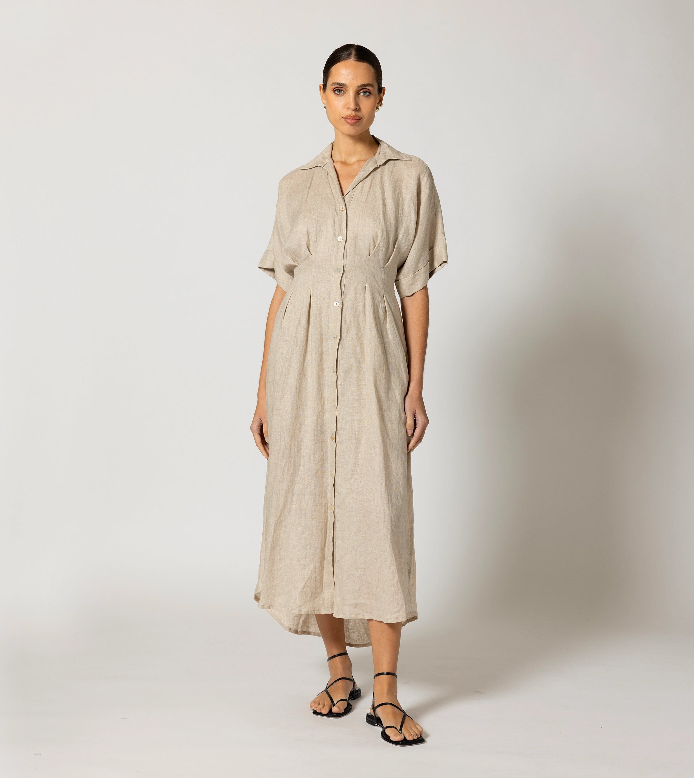 Gili Dress | Oatmeal Exclusive Women's Fashion Collection