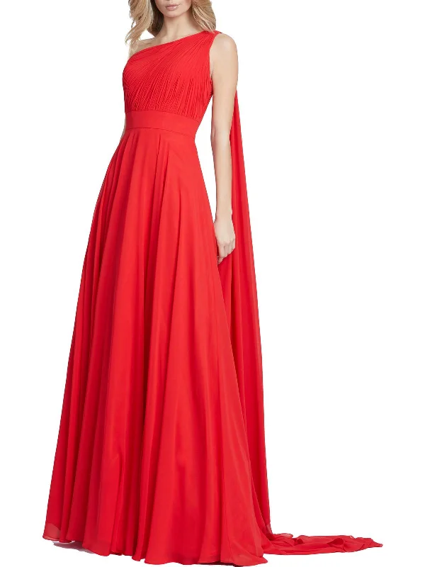 Womens One Shoulder Maxi Evening Dress Casual Fashion for Women