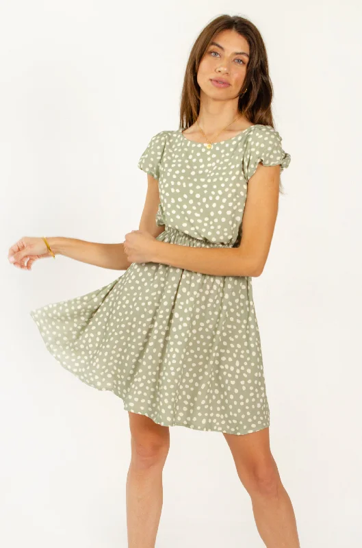 PAOLA DRESS // GREEN Sale On Clothing