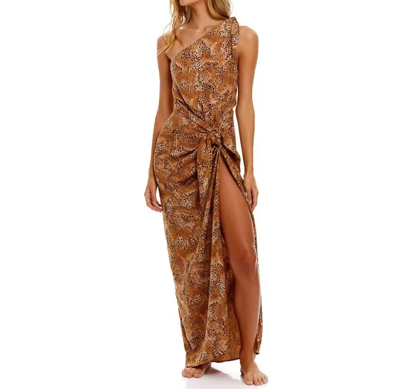 Juno Jambo Dress In Animal Print Online Boutique Clothing