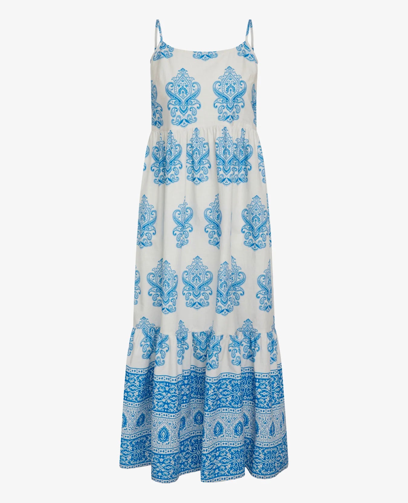 NN Thea Dress in Print and White and Blue Trendy Outfits For Girls