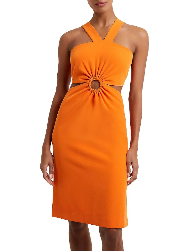 Womens Cutout Mini Cocktail And Party Dress Women's Trendy Apparel