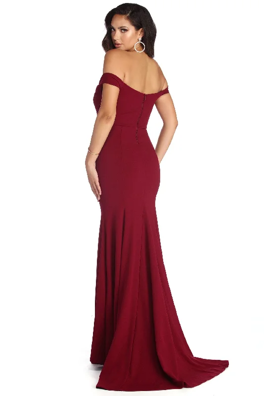 Briar Formal Off The Shoulder Dress Women's Clothing Apparel Sets