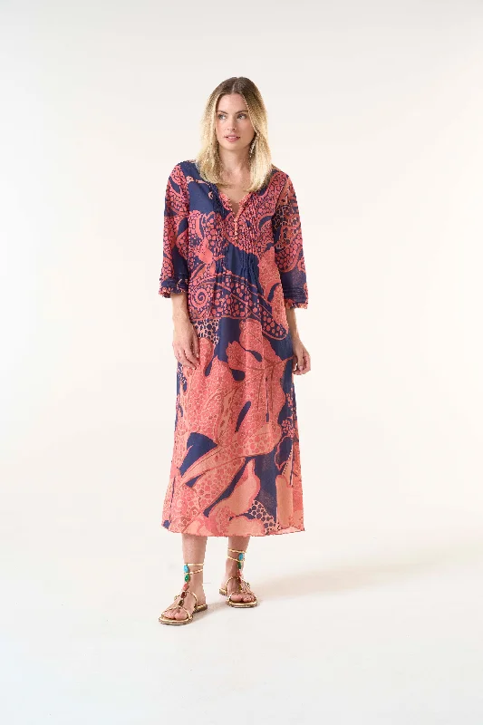 Portofino Long poppy coral Online Boutique Stores