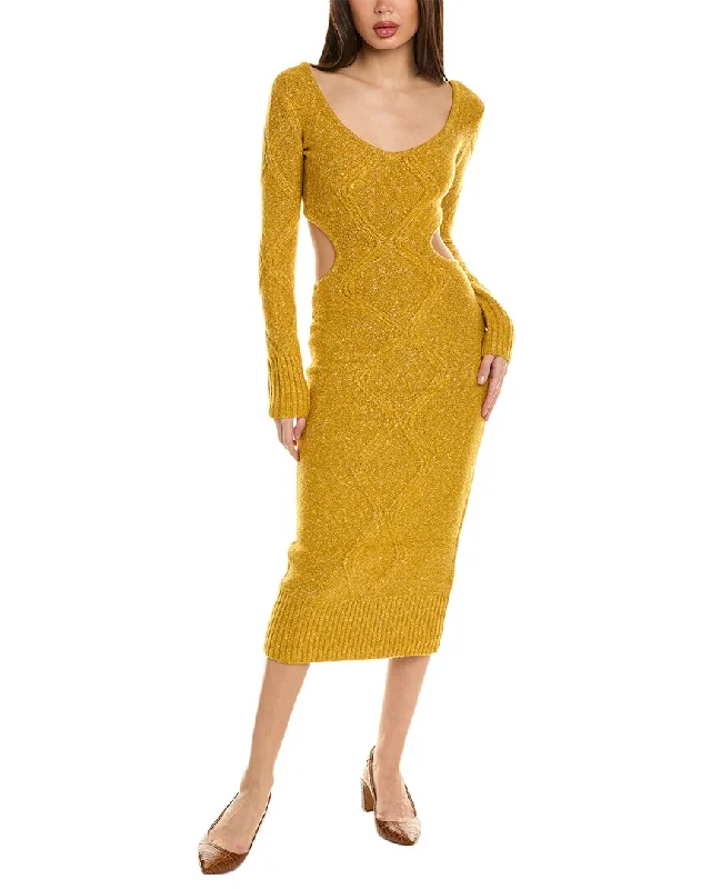 STAUD Eleanor Sweaterdress Sales For Clothes