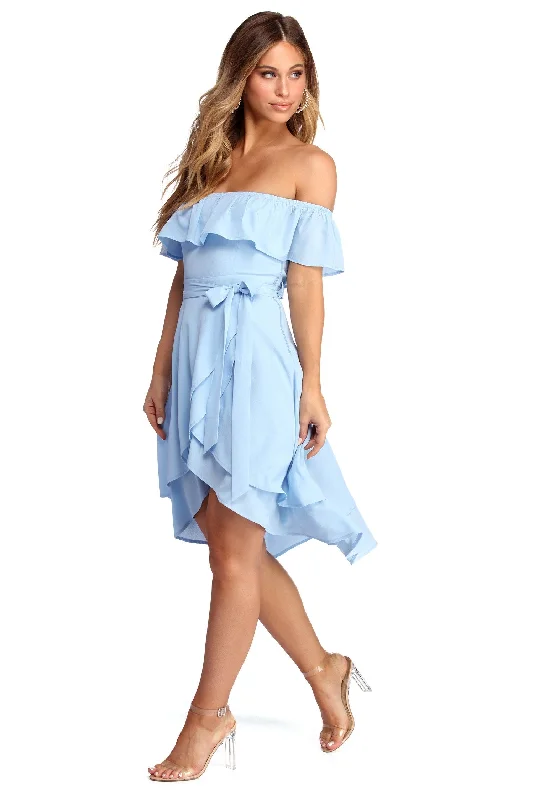 Chasing Dreams Ruffle Dress Fashionable Dresses for Women