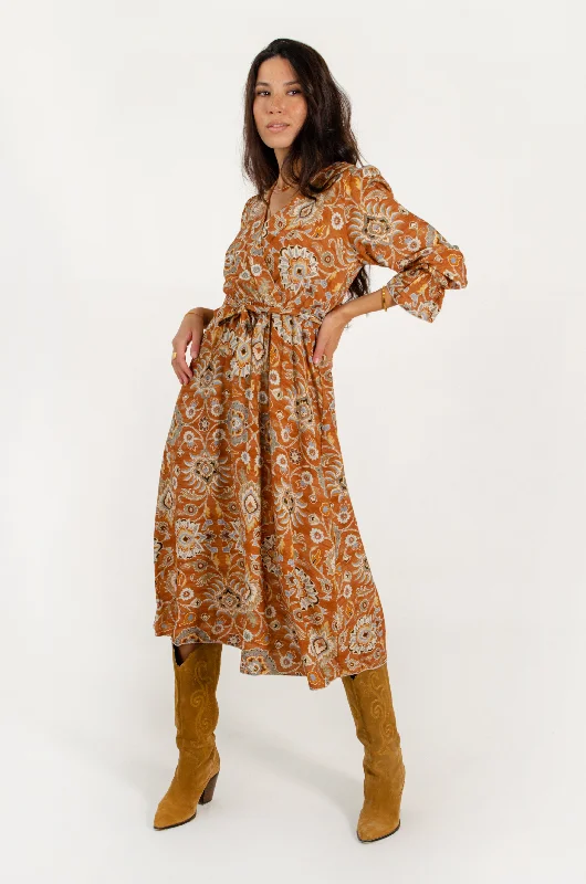 CLAUDIA DRESS // BROWN Clothing Woman