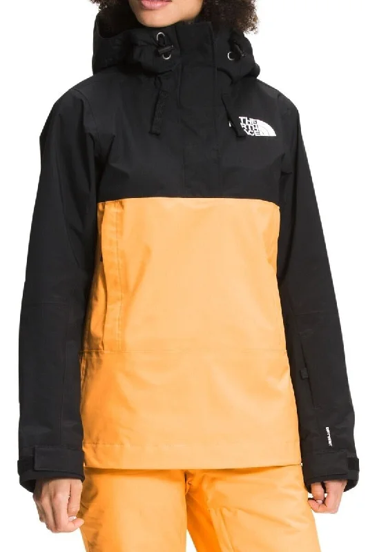 The North Face NF0A4R1G Women Black/Yellow Tanager Pullover Jacket Sz XS ONF1020 Sale Clearance