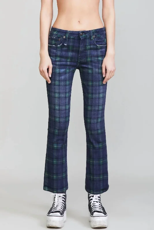 Kick Fit Jeans In Tartan Women's Athletic Garments