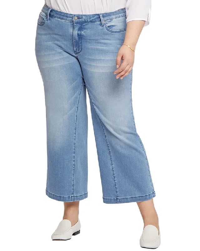 NYDJ Plus Teresa Everly Wide Leg Jean Athleisure Wear