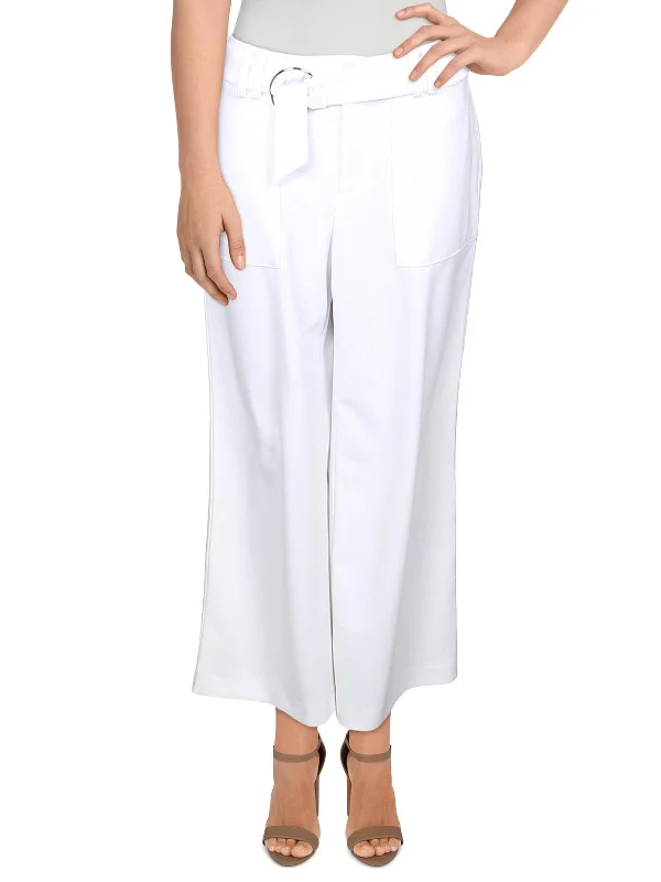 Womens Utility Pocket Wide Leg Pants Vintage Clothing For Women