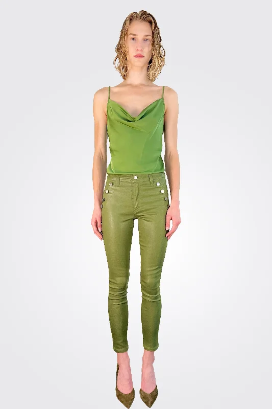 Helena Coated Skinny Jean - Spruce Coated Clothing Online