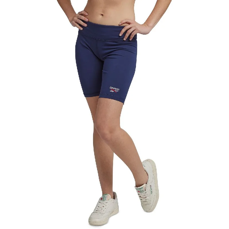 Plus Womens Logo Fitness Bike Short Women's Elegant Garments