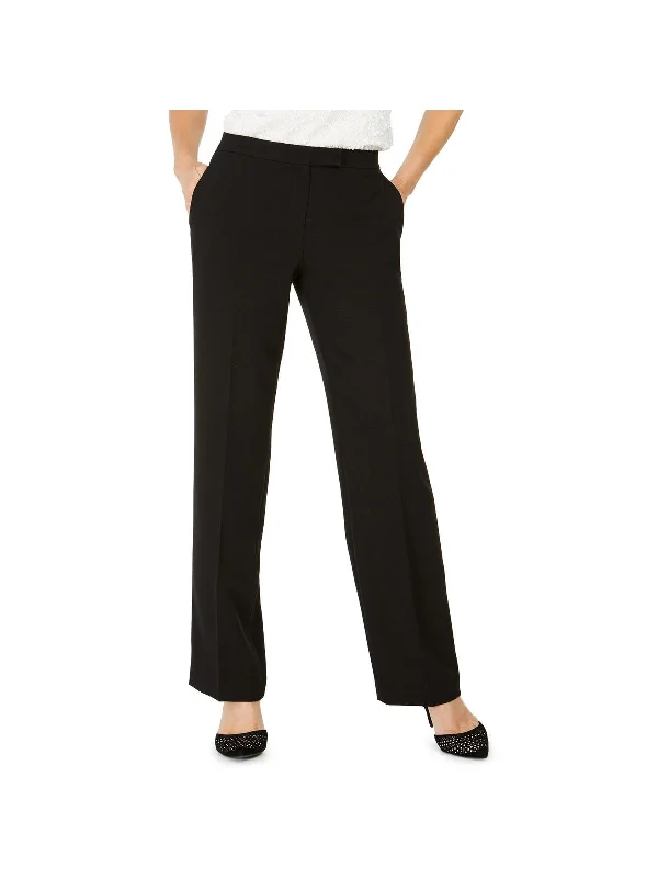 Petites Womens Tab Waist Work Trouser Pants Casual Women's Clothing Online