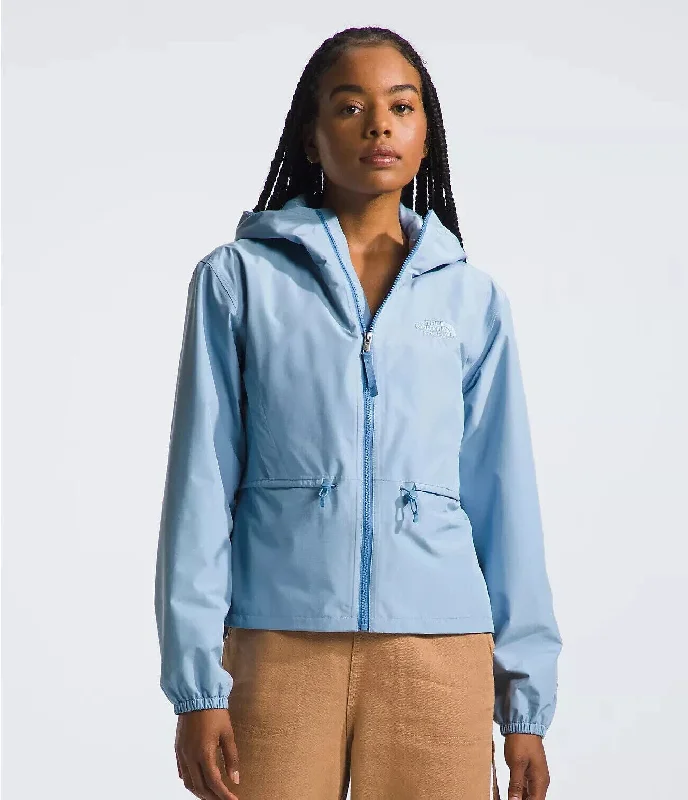 The North Face Daybreak NF0A86NZQEO Rain Jacket Womens Steel Blue Hooded SGN1274 End Of Season Sale Clothing