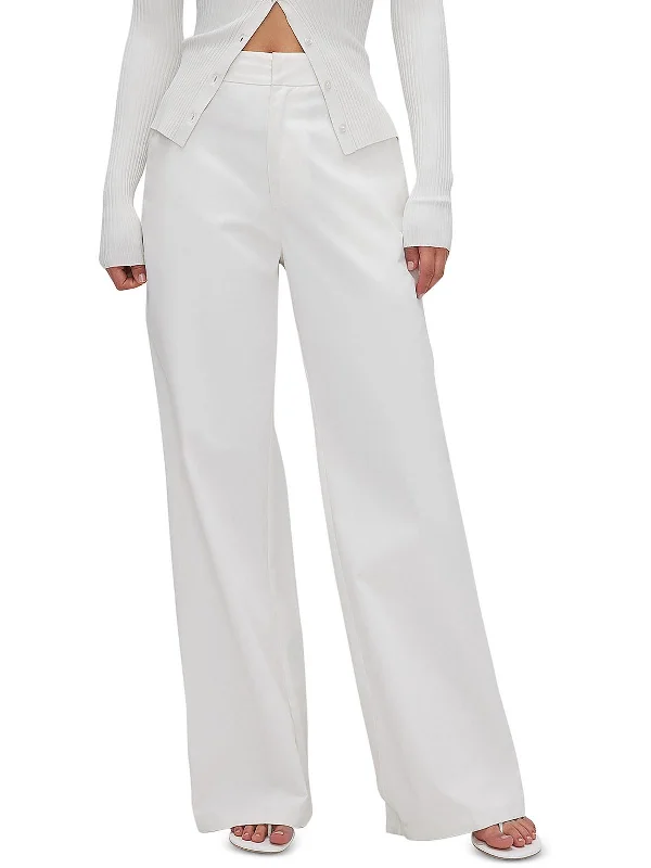 Good Skate Womens Woven Solid Dress Pants Luxury Women's Clothes