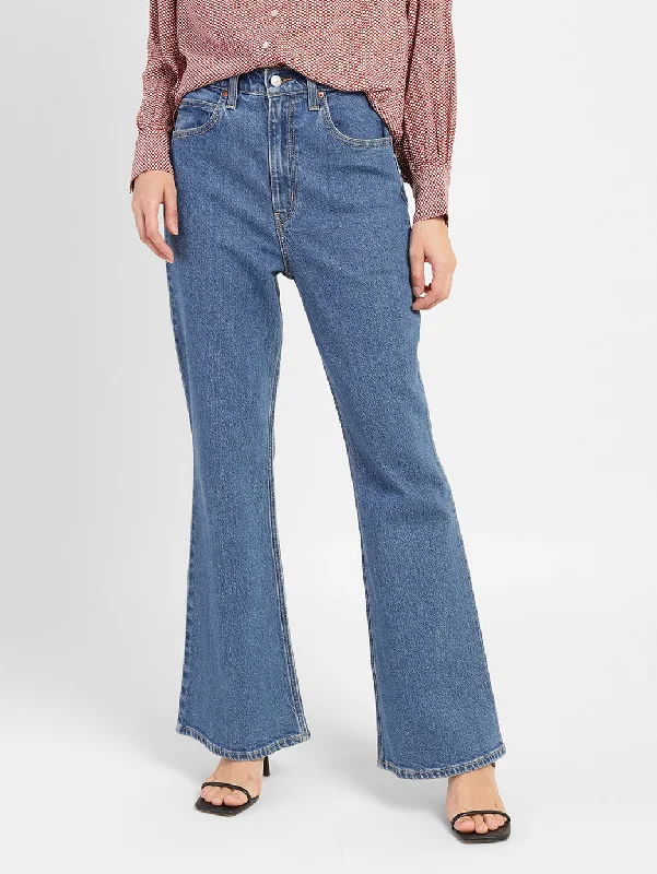 Women's High Rise 70's Bootcut Jeans Women's Holiday Outfit