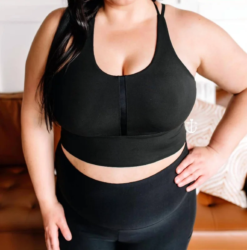 Sports Bra In Black Big Sale Event