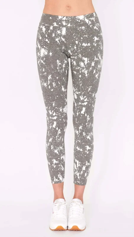 Distressed Yoga Pant In Heather Grey Online Boutiques Affordable