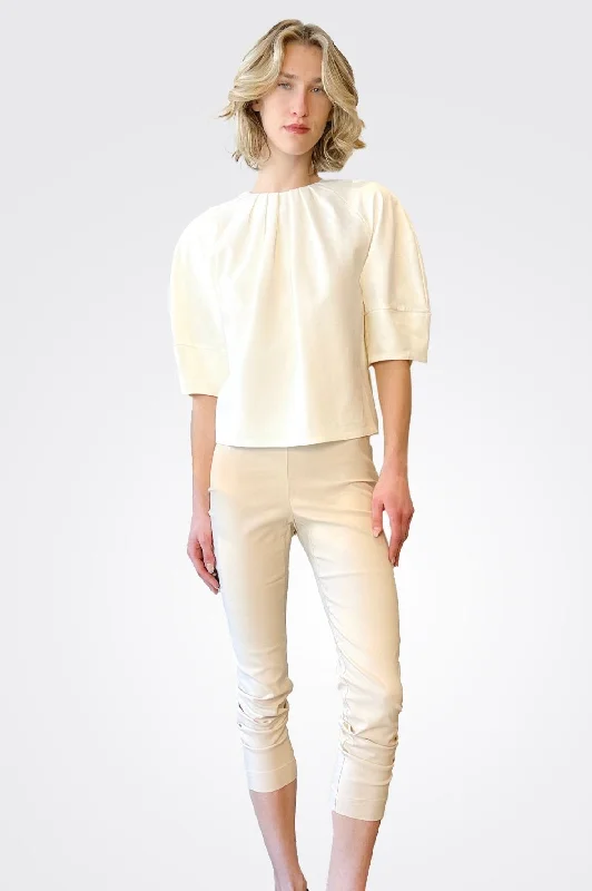 Legging Trousers - Tan Women's High-End Clothing