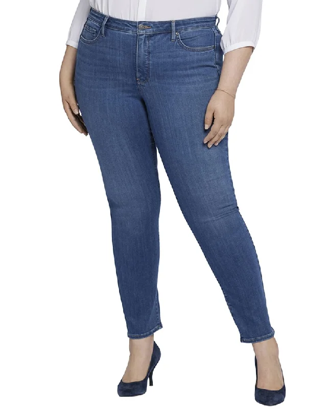 NYDJ Plus Sheri Rockford Slim Jean Preppy Style