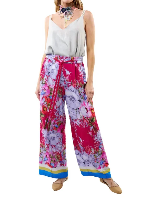 Starletta Pants In Fuchsia Affordable Women's Attire