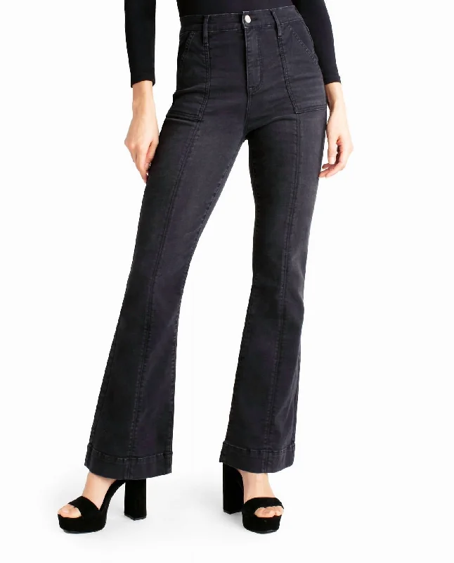 Harlem High Rise Flare Jean In Nm Black Holiday Gift Guide Sale