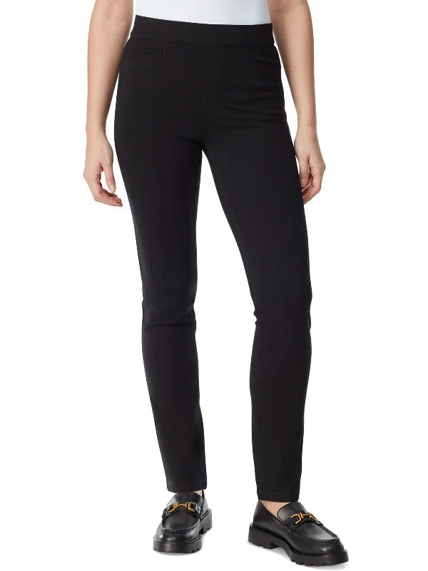 Womens Ponte High-Rise Trouser Pants Women's Professional Apparel