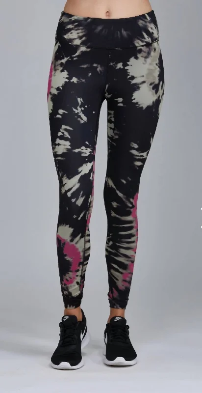 Tie Dye Legging In Black Women's Urban Clothing