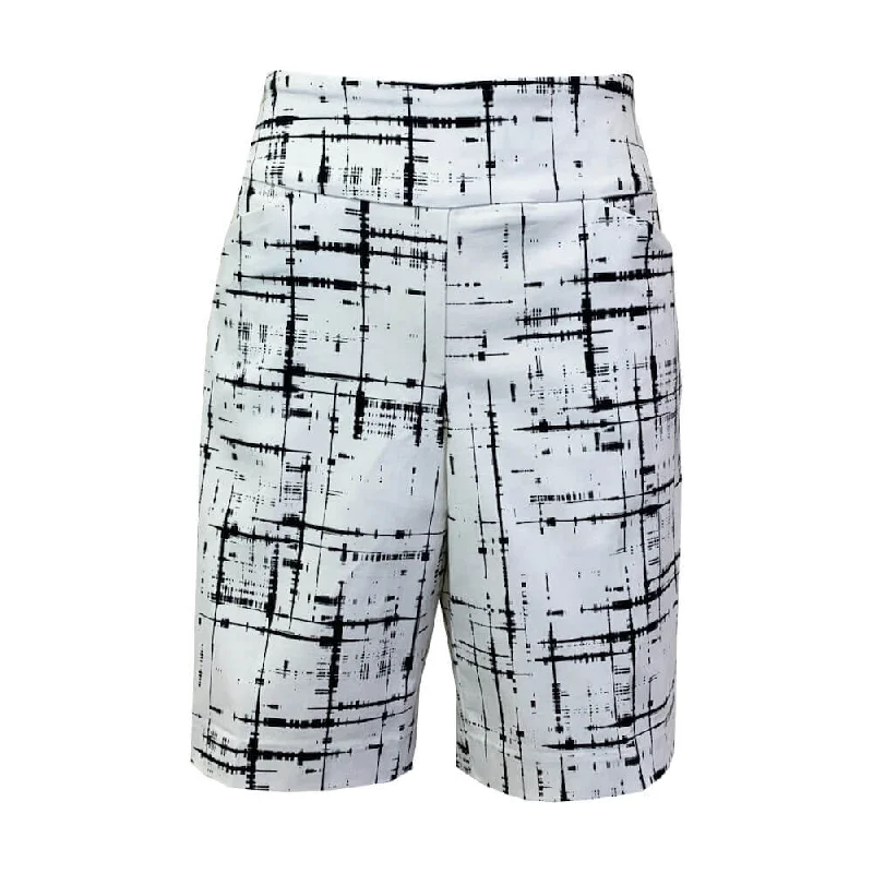 UP! 9-Inch Techno Print Short - Paint Sustainable Women's Clothing