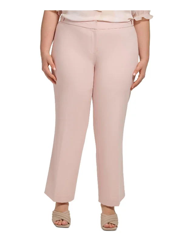 Plus Womens Crepe Ankle Pants Women's Evening Clothing