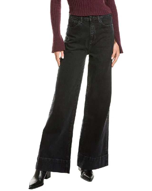 Triarchy Ms. Onassis V High-Rise Loved Black Wide Leg Jean Sophisticated Women's Fashion