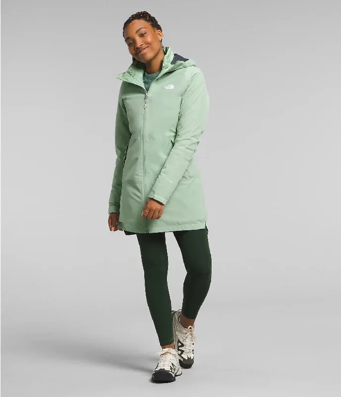 The North Face ThermoBall Eco NF0A5GBNI0G Triclimate Parka Women's Green SGN739 Flash Sale Or Flash Sales