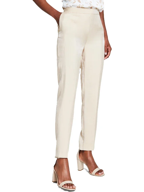 Womens High Rise Shimmer Trouser Pants Sale On Clothing