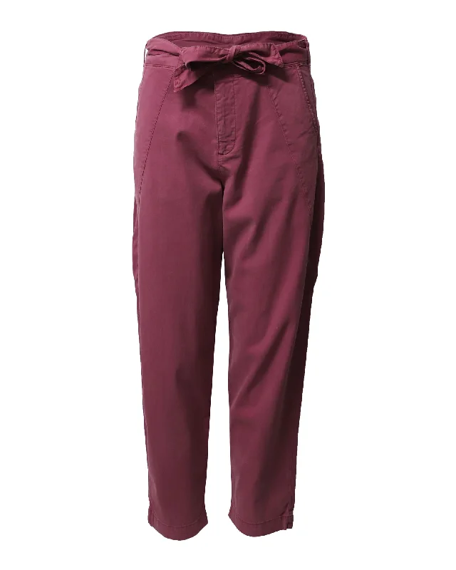 Ba&sh Parker Fluid Pants in Pink Lyocell Chic Women's Clothing for Date Nights