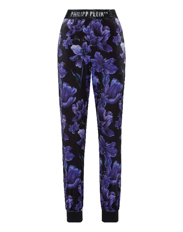 Jogging Trousers Flowers Women's Formal Event Attire