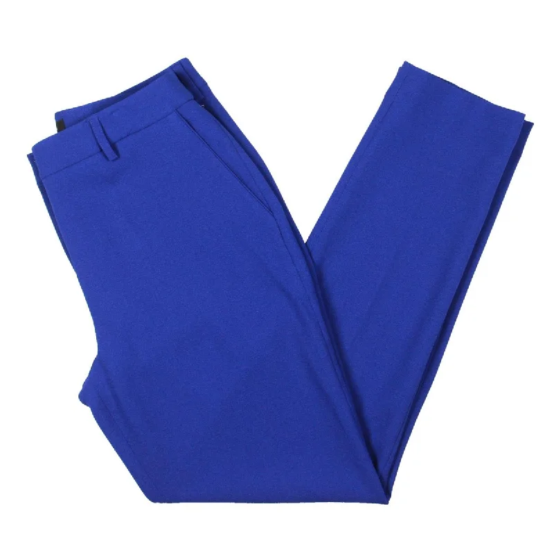 Womens Crepe Flat Front Trouser Pants Women's Tops And Clothing