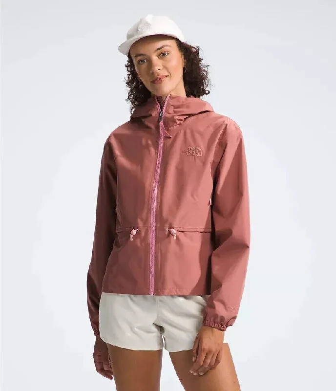 The North Face Daybreak Rain Jacket NF0A86NZNXQ Women's Light Mahogany SGN1231 Flash Sale Clothing