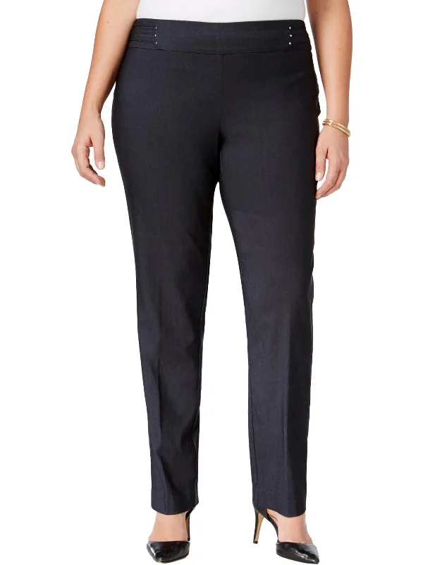 Plus    Womens High Rise Slim Skinny Pants Sales For Clothes