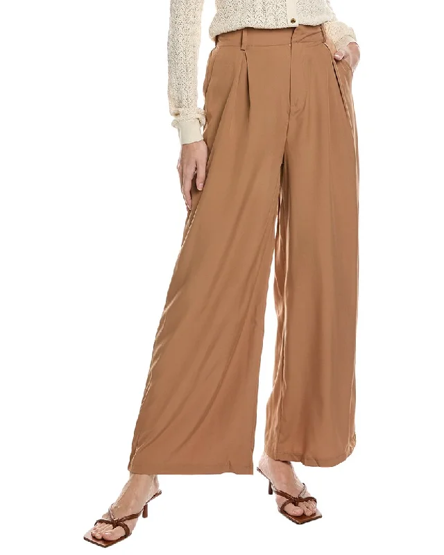 Madison Miles Pleated Pant Women's Elegant Apparel